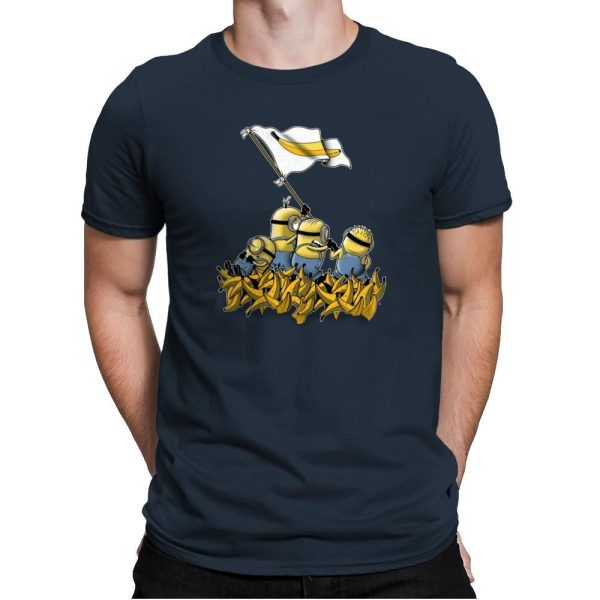 Banana Flag - Despicable Tees - Mens Premium T-Shirts RIPT Apparel Small / Indigo