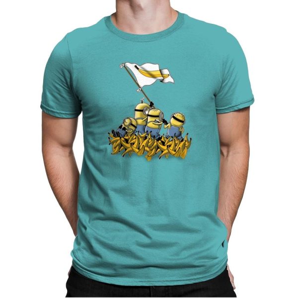 Banana Flag - Despicable Tees - Mens Premium T-Shirts RIPT Apparel Small / Tahiti Blue