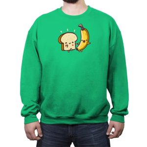 Banana Sandwich - Crew Neck Sweatshirt Crew Neck Sweatshirt RIPT Apparel Small / Irish Green