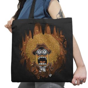 Bananas of Doom - Despicable Tees - Tote Bag Tote Bag Gooten 18x18 / Black
