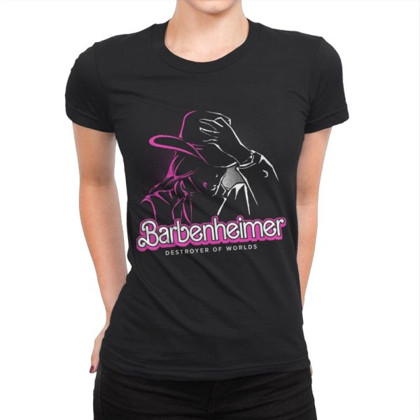 Barbenheimer - Womens Premium T-Shirts RIPT Apparel Small / Black