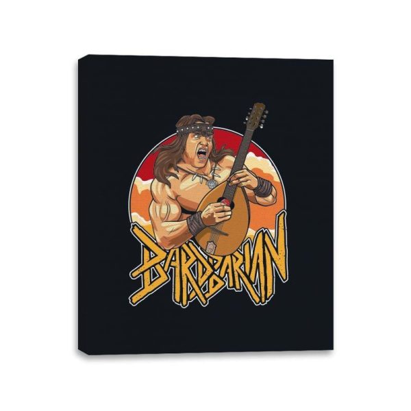 BardBarian - Canvas Wraps Canvas Wraps RIPT Apparel 11x14 / Black