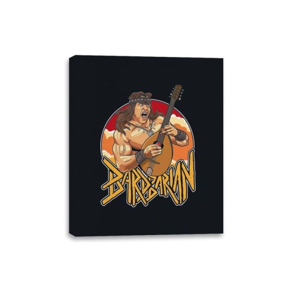 BardBarian - Canvas Wraps Canvas Wraps RIPT Apparel 8x10 / Black