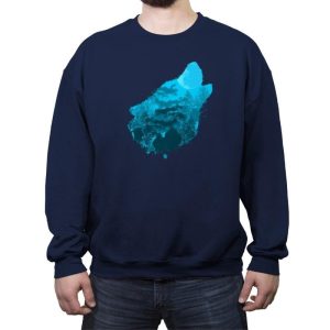 Bark at the Moon - Back to Nature - Crew Neck Sweatshirt Crew Neck Sweatshirt RIPT Apparel