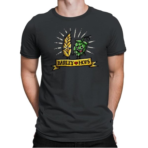 Barley Love Hopes - Mens Premium T-Shirts RIPT Apparel Small / Heavy Metal