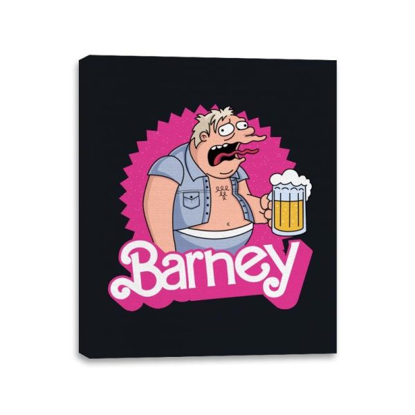 Barney - Canvas Wraps Canvas Wraps RIPT Apparel 11x14 / Black