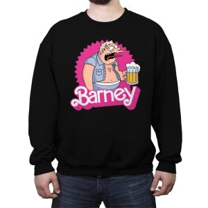 Barney - Crew Neck Sweatshirt Crew Neck Sweatshirt RIPT Apparel Small / Black