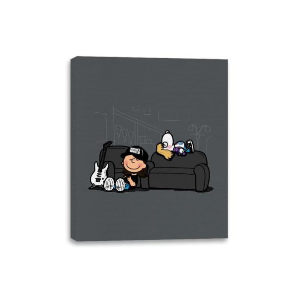 Basement Nuts - Canvas Wraps Canvas Wraps RIPT Apparel 8x10 / Charcoal