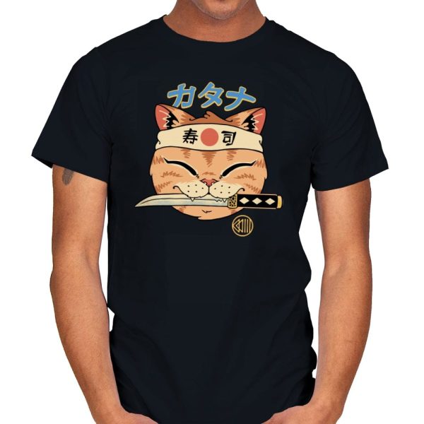 Basic Catana Head - Mens T-Shirts RIPT Apparel Small / Black
