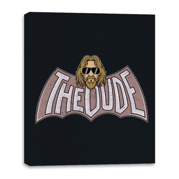 Bat Dude - Canvas Wraps Canvas Wraps RIPT Apparel 16x20 / Black