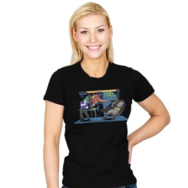 Bat Fight Exclusive - Womens T-Shirts RIPT Apparel Small / Black