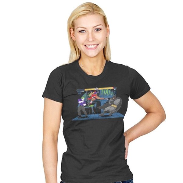 Bat Fight Exclusive - Womens T-Shirts RIPT Apparel Small / Charcoal