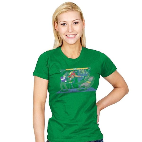 Bat Fight Exclusive - Womens T-Shirts RIPT Apparel Small / Kelly