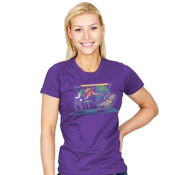 Bat Fight Exclusive - Womens T-Shirts RIPT Apparel Small / Purple