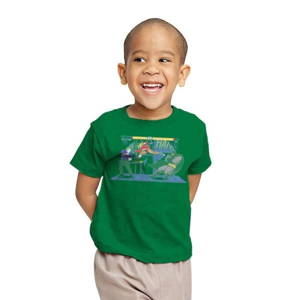 Bat Fight Exclusive - Youth T-Shirts RIPT Apparel X-small / Kelly