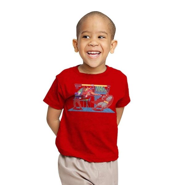 Bat Fight Exclusive - Youth T-Shirts RIPT Apparel X-small / Red