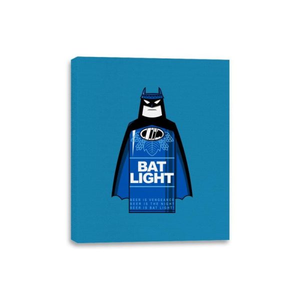 Bat Light - Canvas Wraps Canvas Wraps RIPT Apparel 8x10 / Sapphire
