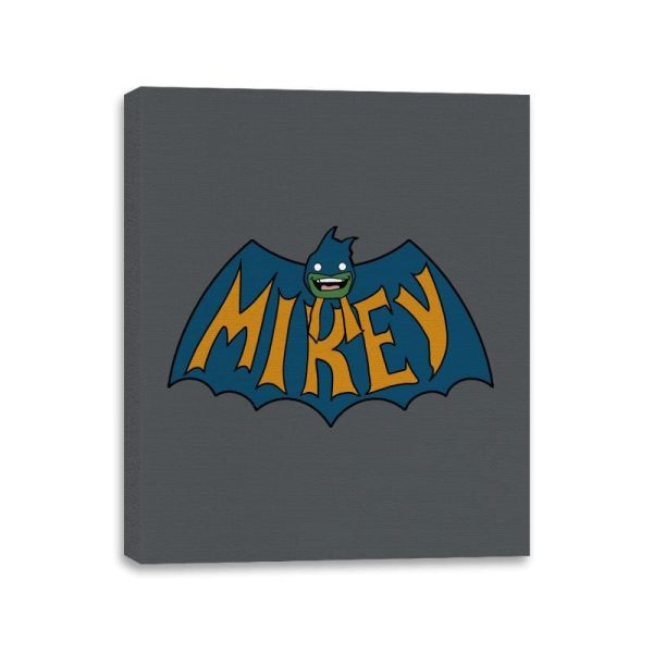Bat-Turtle - Canvas Wraps Canvas Wraps RIPT Apparel 11x14 / Charcoal