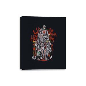 Bat Vandalized - Canvas Wraps Canvas Wraps RIPT Apparel 8x10 / Black