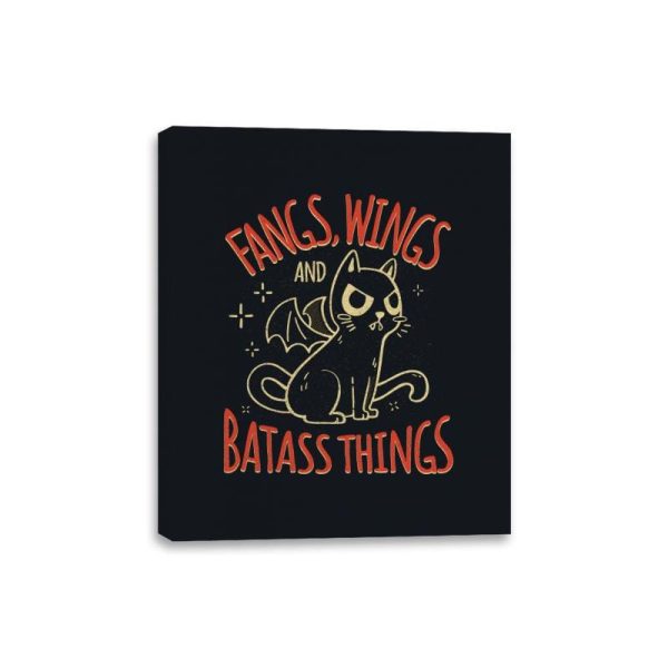 Batass Things! - Canvas Wraps Canvas Wraps RIPT Apparel 8x10 / Black