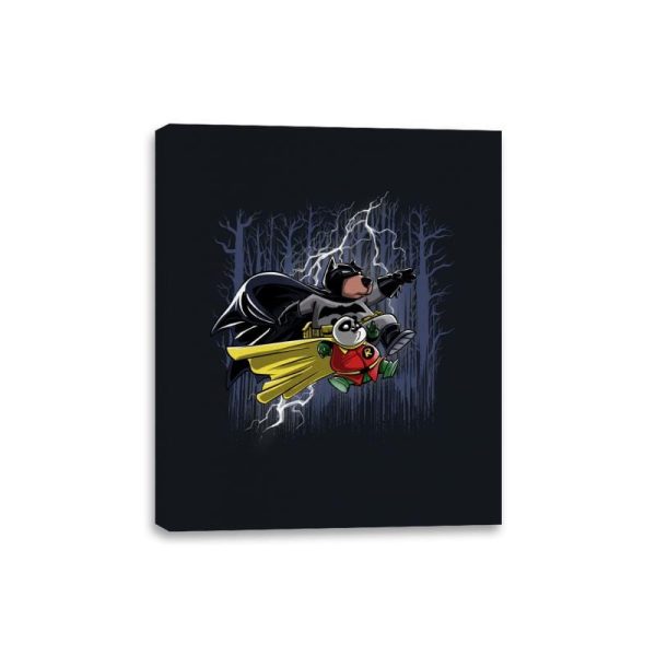 Batbear and Pandin - Canvas Wraps Canvas Wraps RIPT Apparel 8x10 / Black