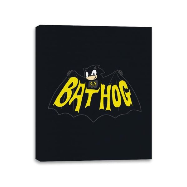 Bathog - Canvas Wraps Canvas Wraps RIPT Apparel 11x14 / Black