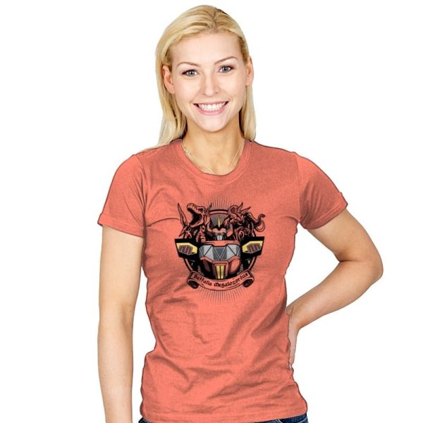 Battalia Megalozordus - Zordwarts - Womens T-Shirts RIPT Apparel Small / Coral