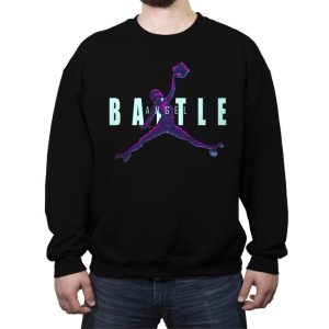 Battle Angel - Crew Neck Sweatshirt Crew Neck Sweatshirt RIPT Apparel