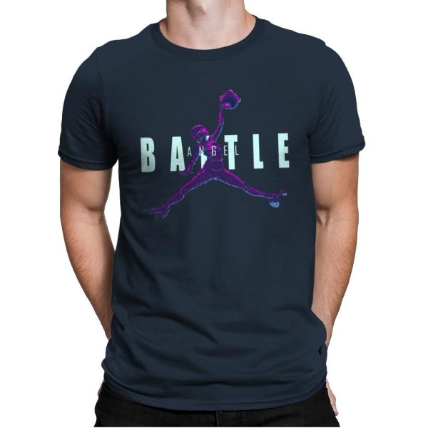 Battle Angel - Mens Premium T-Shirts RIPT Apparel Small / Indigo