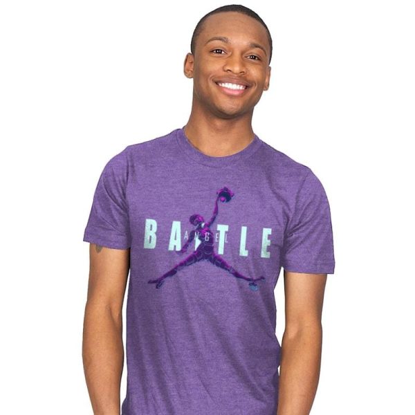Battle Angel - Mens T-Shirts RIPT Apparel 4x-large / Purple