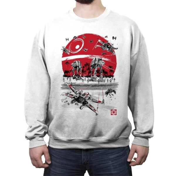 Battle on the Beach - Crew Neck Sweatshirt Crew Neck Sweatshirt RIPT Apparel