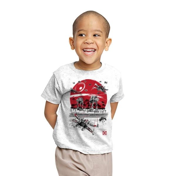Battle on the Beach - Youth T-Shirts RIPT Apparel X-small / White
