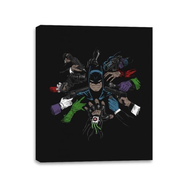 Batwick - Canvas Wraps Canvas Wraps RIPT Apparel 11x14 / Black