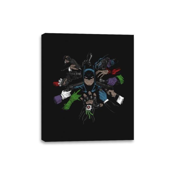 Batwick - Canvas Wraps Canvas Wraps RIPT Apparel 8x10 / Black