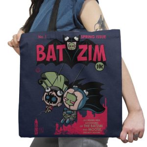 BatZim Exclusive - 90s Kid - Tote Bag Tote Bag Gooten 18x18 / Navy