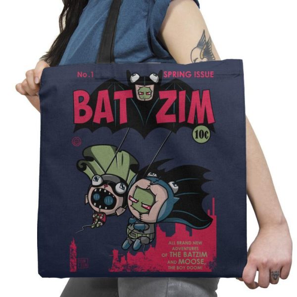 BatZim Exclusive - 90s Kid - Tote Bag Tote Bag Gooten 18x18 / Navy