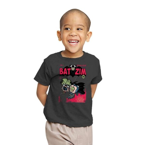 BatZim Exclusive - 90s Kid - Youth T-Shirts RIPT Apparel X-small / Charcoal