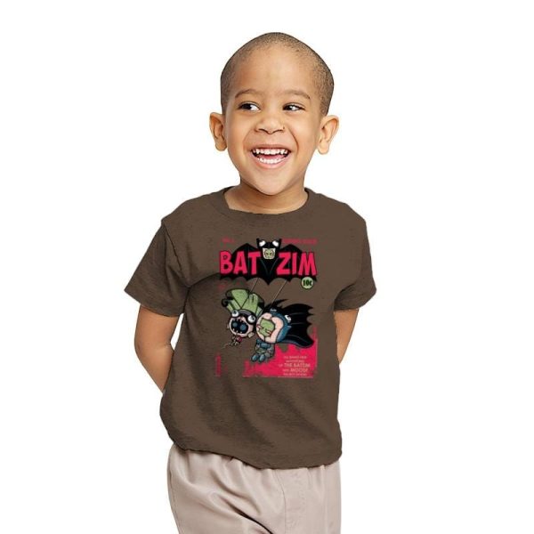 BatZim Exclusive - 90s Kid - Youth T-Shirts RIPT Apparel X-small / Dark chocolate