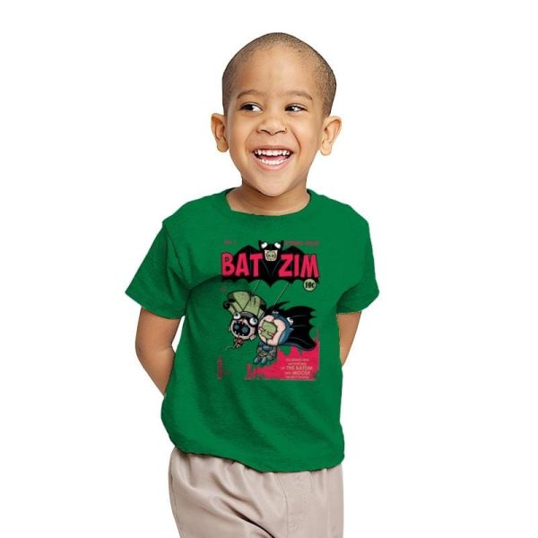 BatZim Exclusive - 90s Kid - Youth T-Shirts RIPT Apparel X-small / Kelly