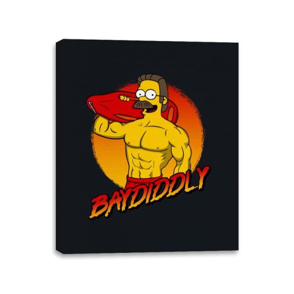 Baydiddly - Canvas Wraps Canvas Wraps RIPT Apparel 11x14 / Black