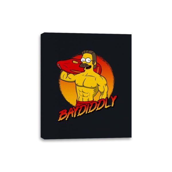 Baydiddly - Canvas Wraps Canvas Wraps RIPT Apparel 8x10 / Black