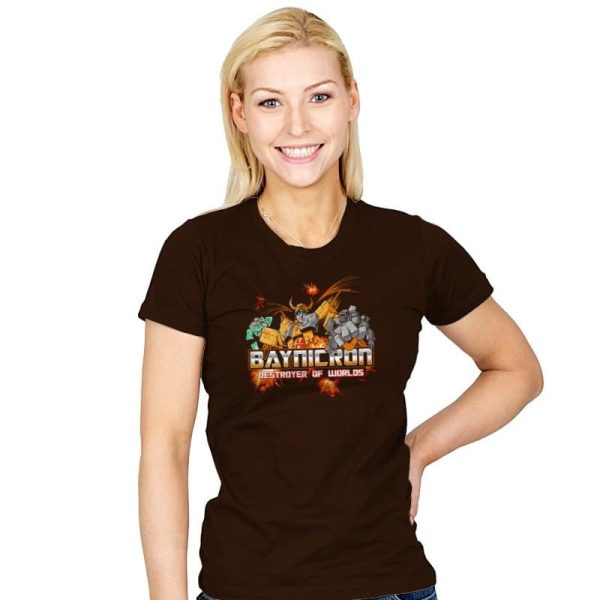 Baynicron Exclusive - Womens T-Shirts RIPT Apparel Small / Brown