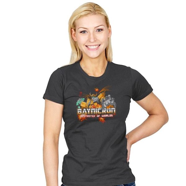 Baynicron Exclusive - Womens T-Shirts RIPT Apparel Small / Charcoal