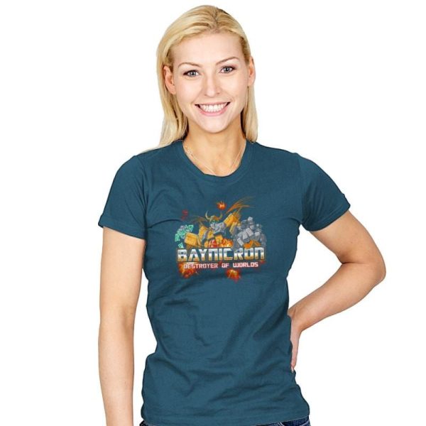 Baynicron Exclusive - Womens T-Shirts RIPT Apparel Small / Indigo