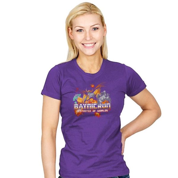 Baynicron Exclusive - Womens T-Shirts RIPT Apparel Small / Purple