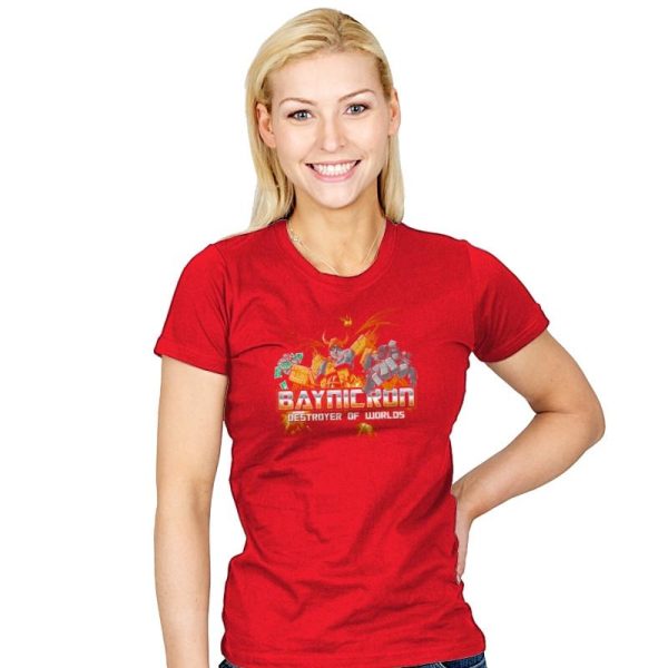 Baynicron Exclusive - Womens T-Shirts RIPT Apparel Small / Red