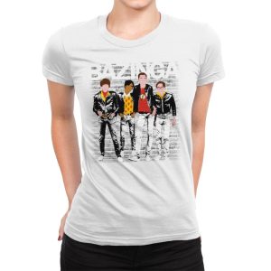 Bazinga - Womens Premium T-Shirts RIPT Apparel Small / White