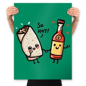 Be my BAErrito - Prints Posters RIPT Apparel 18x24 / Kelly
