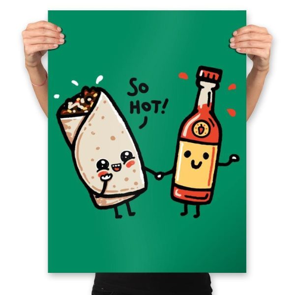 Be my BAErrito - Prints Posters RIPT Apparel 18x24 / Kelly