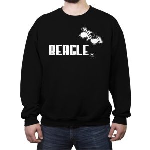 Beagle Brand - Crew Neck Sweatshirt Crew Neck Sweatshirt RIPT Apparel Small / Black